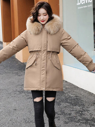 Women's Hooded Jacket | Thermal Coat | Waterproof Outdoor Parka