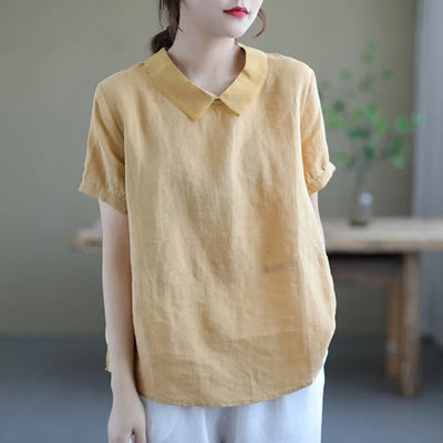 Chloe - Casual Solid Color Loose Shirt
