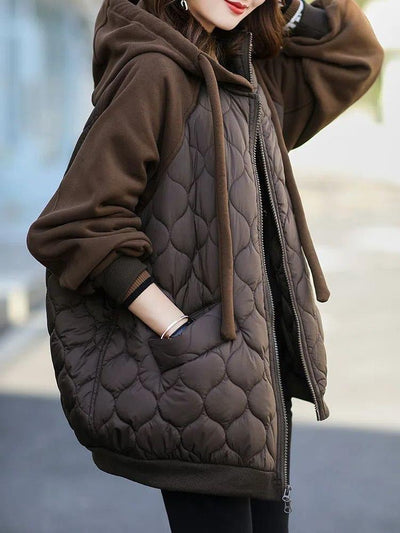 Women's hooded jacket with a modern and elegant design