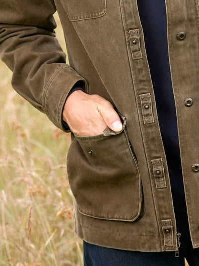 Stylish Men's Hooded Coat - Ideal for All Seasons and Outdoor Activities