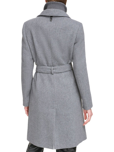 Women's Wrap Coat with Angular Design – Ideal for Any Season