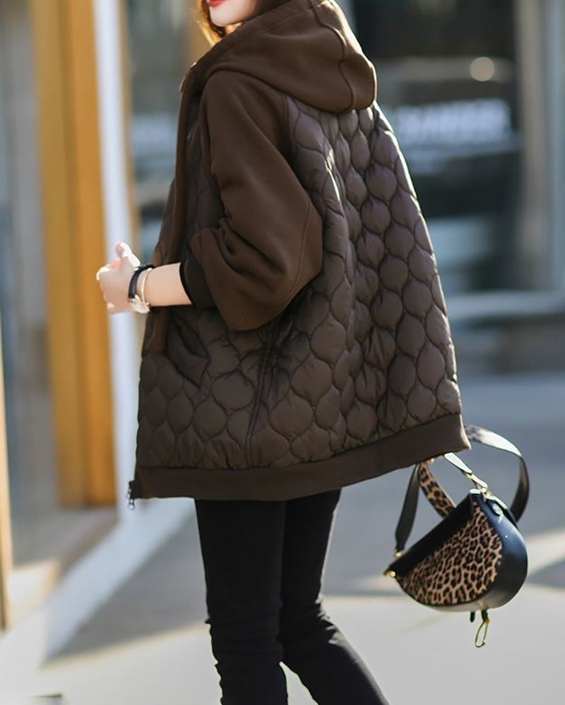 Women's hooded jacket with a modern and elegant design