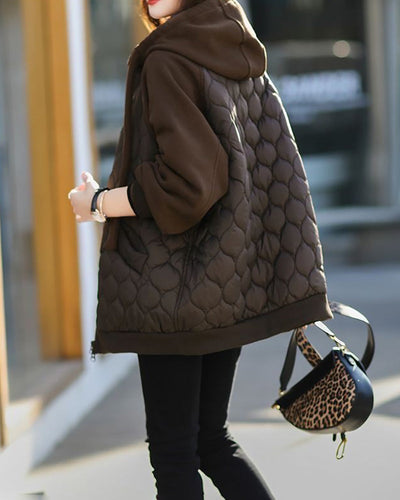 Women's hooded jacket with a modern and elegant design
