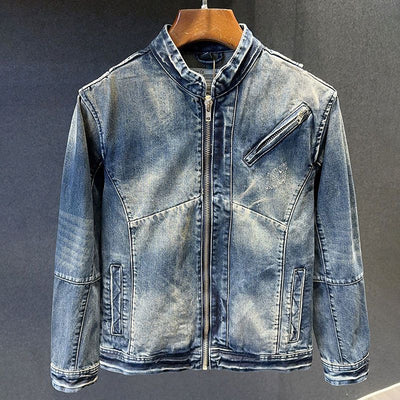 Emery - Elegant high-neck, long-sleeved jacket