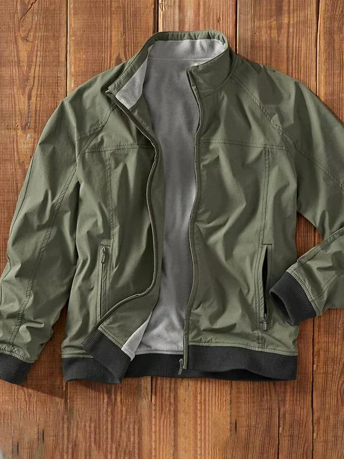 Men's Retro Western Jacket with Durability and Multiple Ripstop Pockets