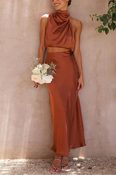 Megann - Elegant Maxi Skirt Set