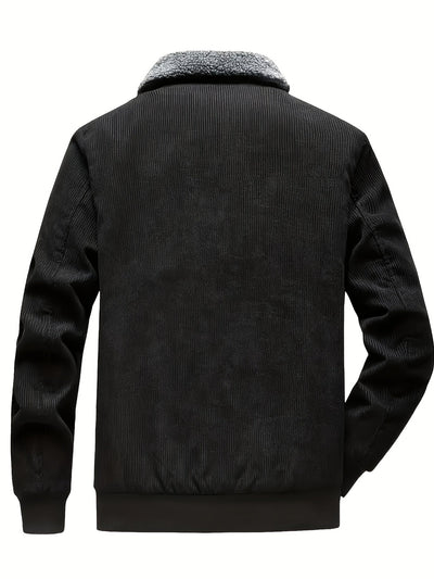 Men's Retro Long Sleeve Winter Jacket