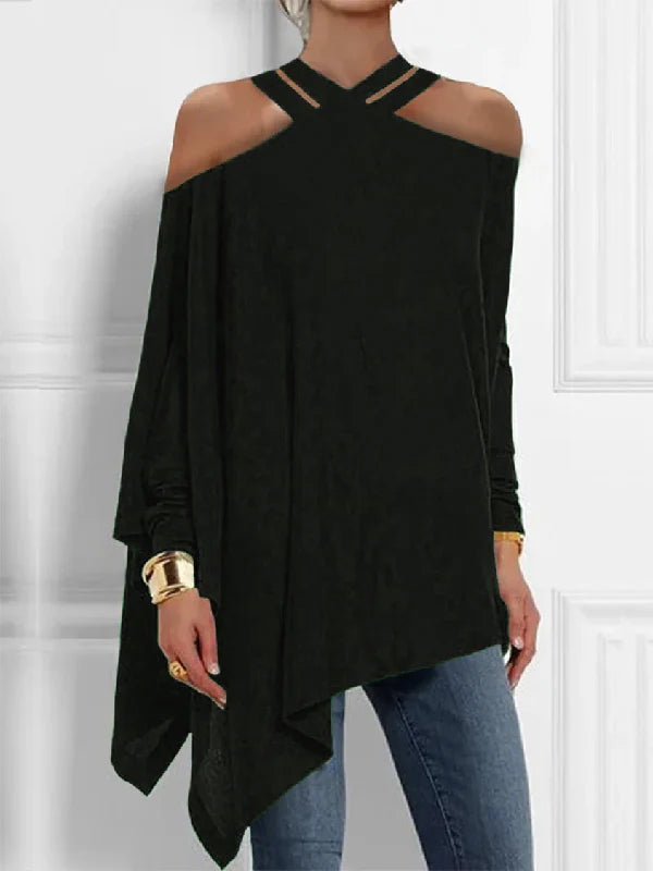 Angela - Loose off-the-shoulder blouse