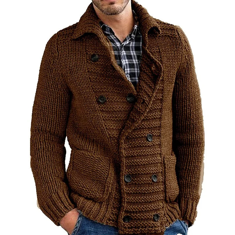Men's Autumn Cardigan – Casual Button-Down Knitted Sweater