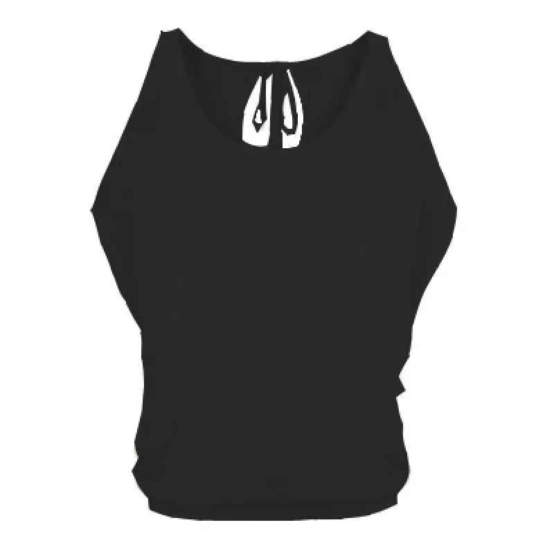 Camila - Blouse with open sleeves and round neck