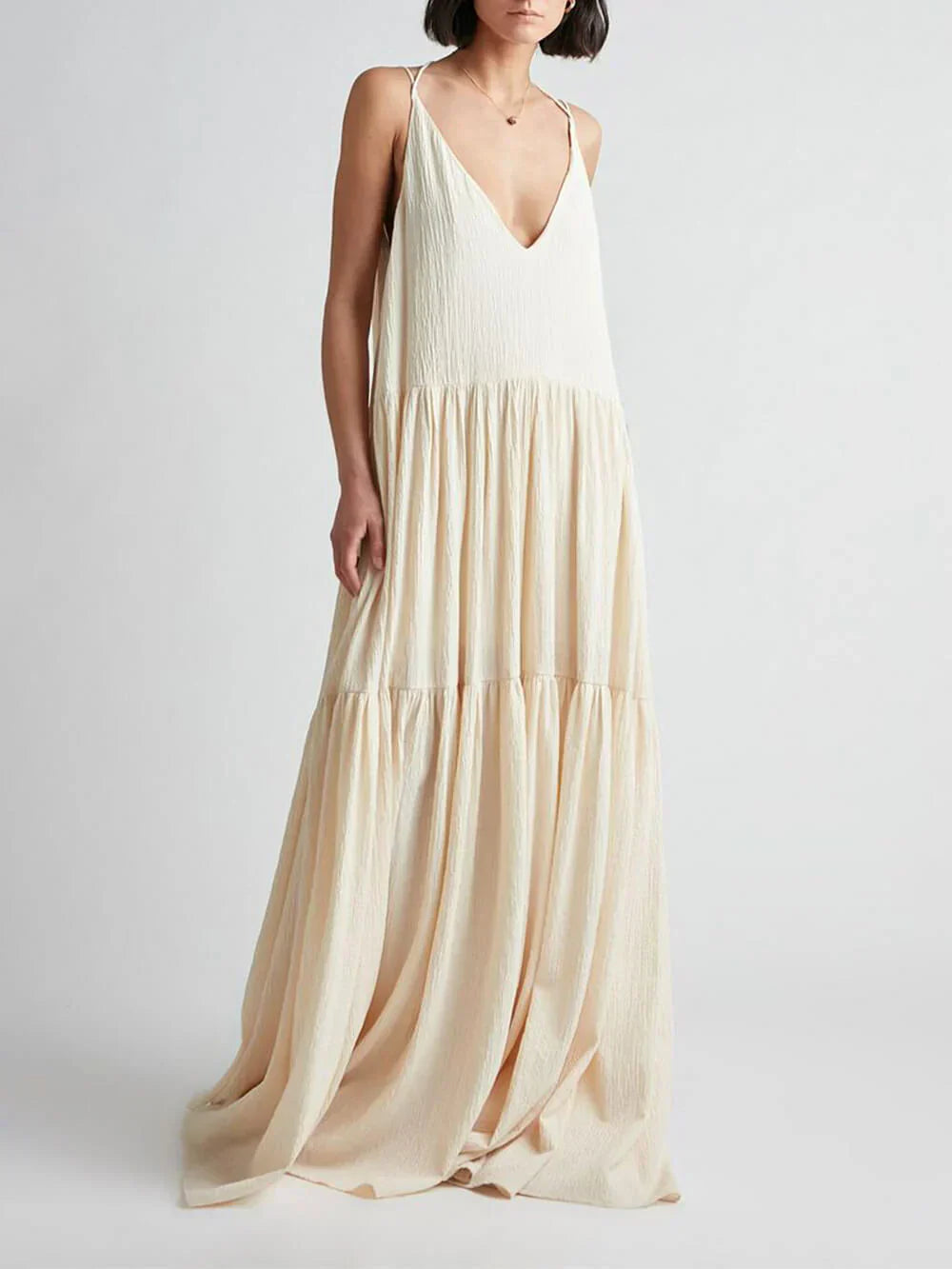 Camila - Elegant V-Neck Dress