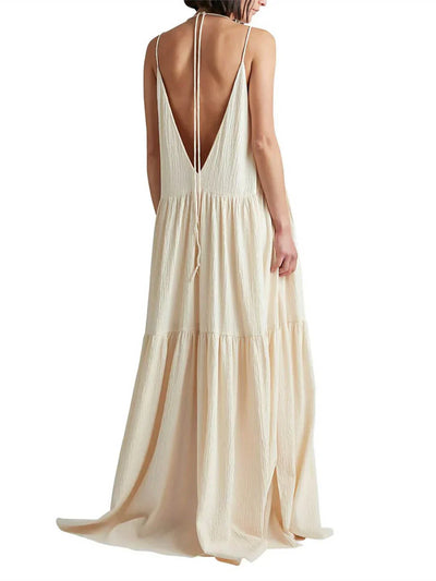 Camila - Elegant V-Neck Dress