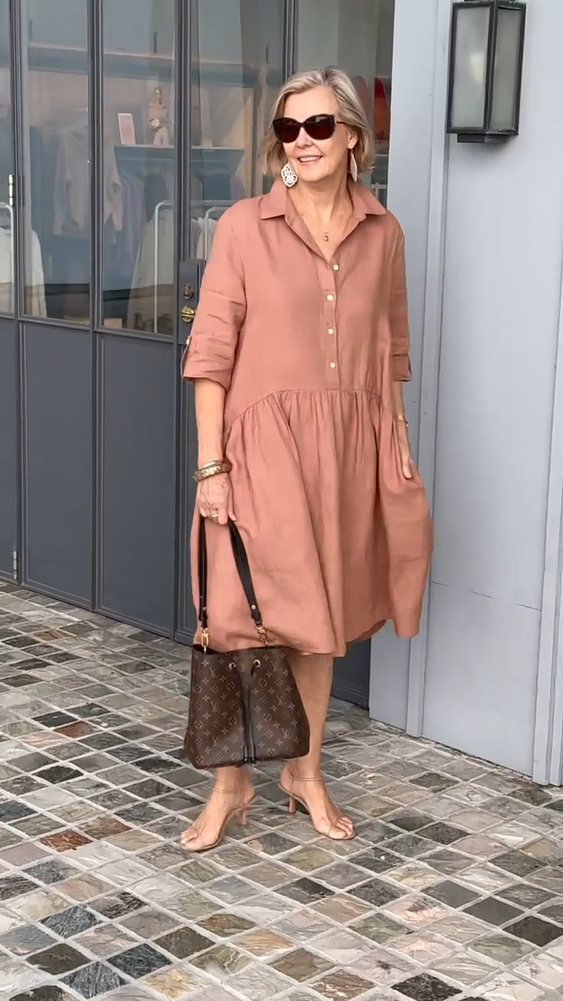 Lana - New Women's Casual Cotton Linen Dress