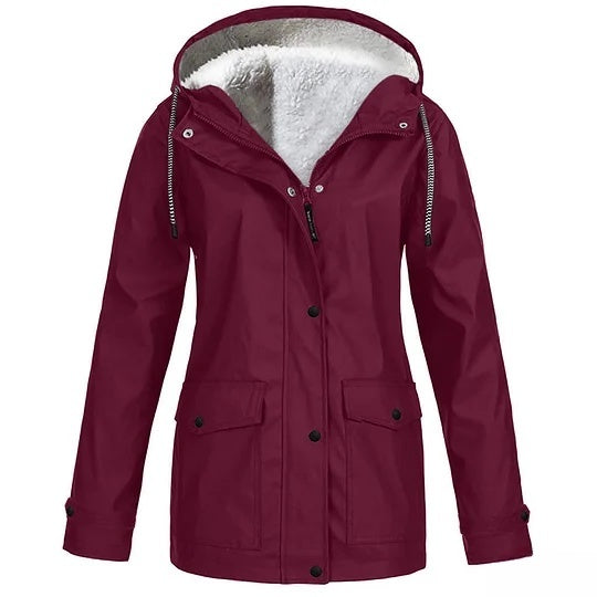 Outdoor Adventure Hooded Jacket, Winter Mountaineering Coat