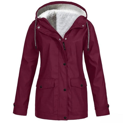 Outdoor Adventure Hooded Jacket, Winter Mountaineering Coat