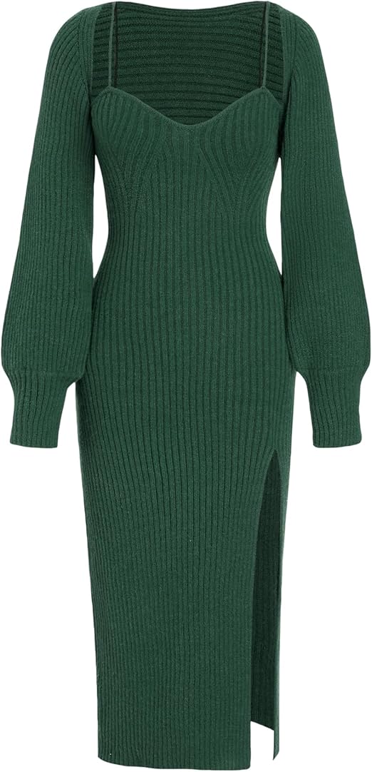 Women's lightweight spring midi dress
