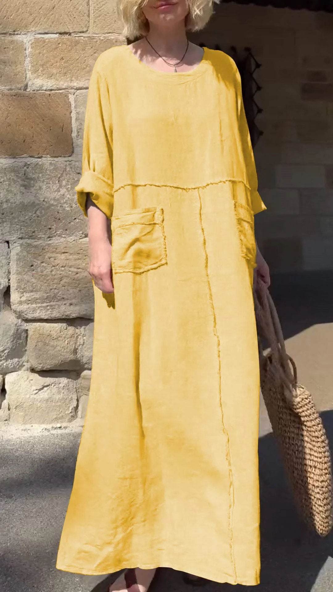 Amalie - Long-sleeved casual dress