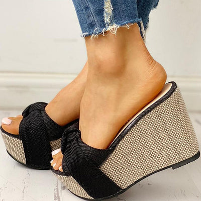 Daniela - Women's High Heel Wedge Sandals