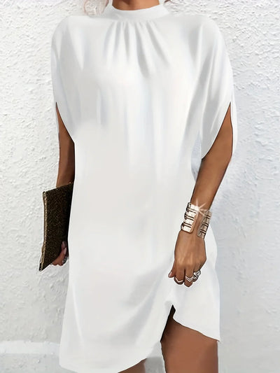 Bella - Elegant split sleeve dress for spring and summer