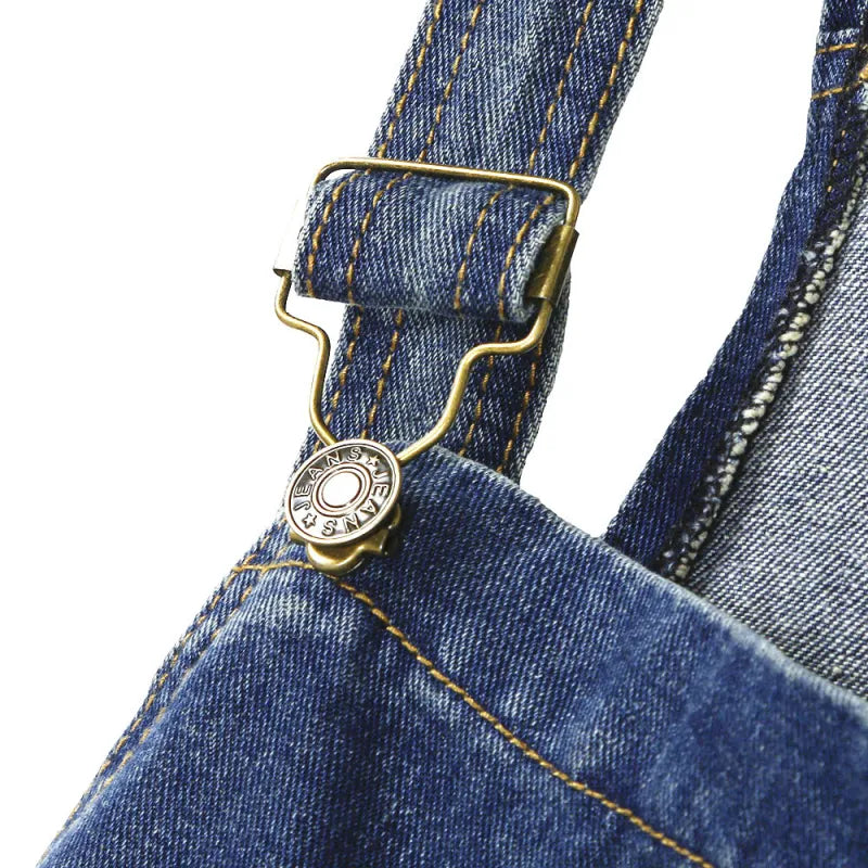 Anna - Vintage denim jumpsuit with pockets