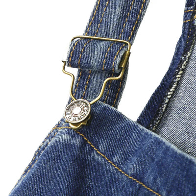Anna - Vintage denim jumpsuit with pockets
