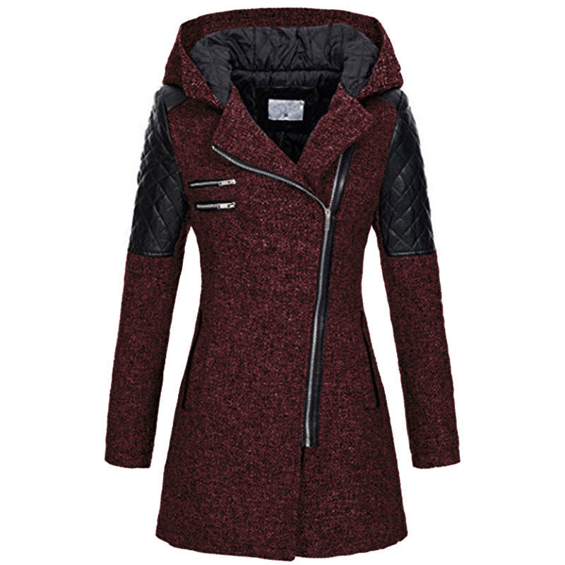 Casual Coat with Patch Design for a Stylish Look