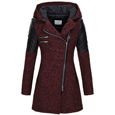 Casual Coat with Patch Design for a Stylish Look
