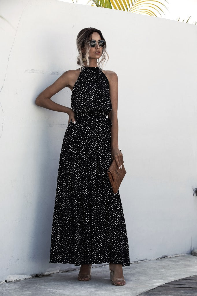 Gabriela - Printed dress with bow