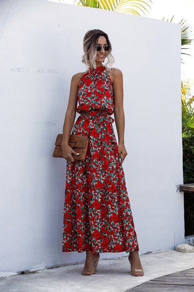 Gabriela - Printed dress with bow