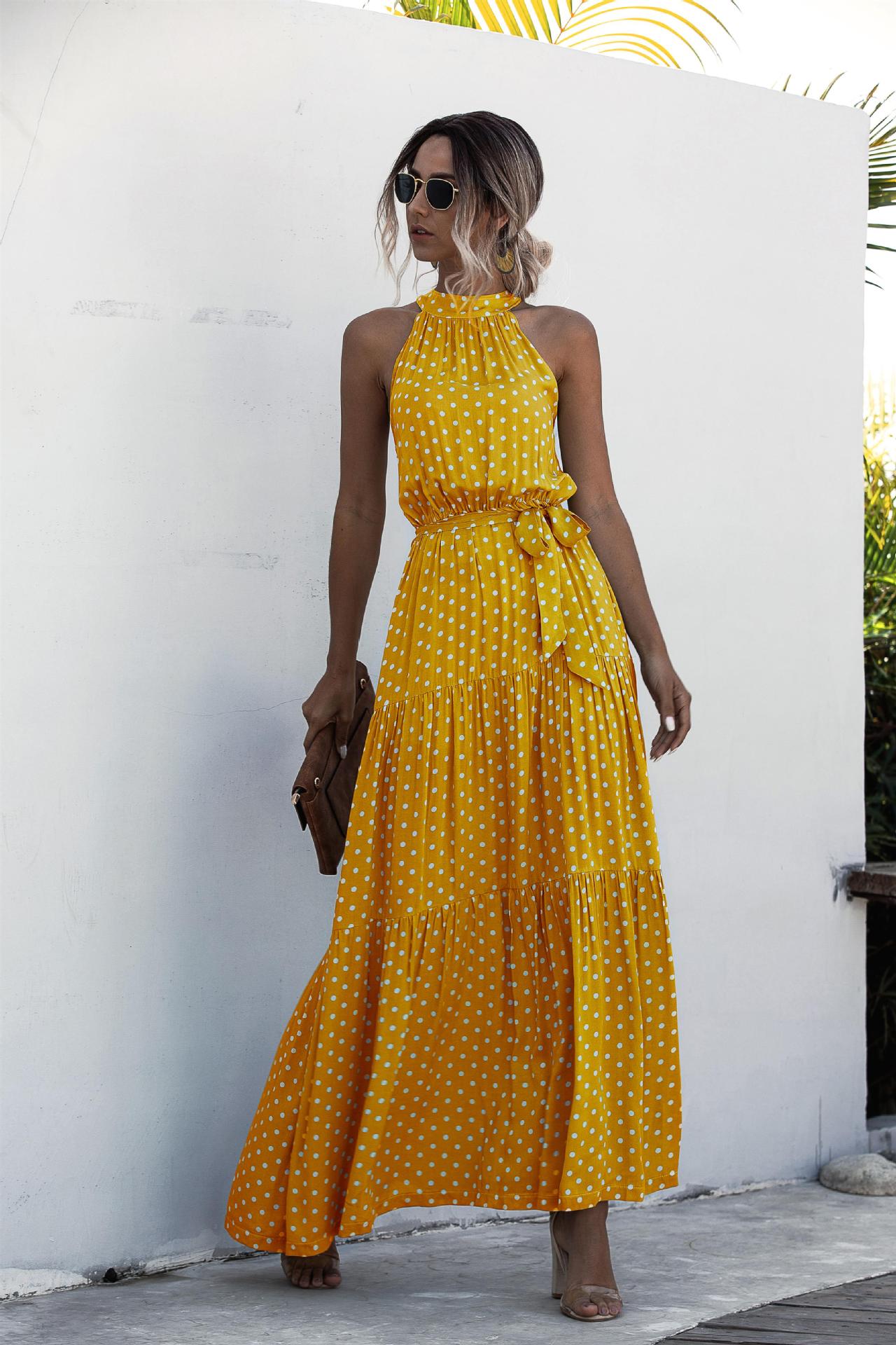 Gabriela - Printed dress with bow