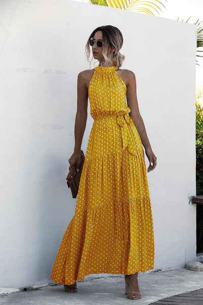 Gabriela - Printed dress with bow