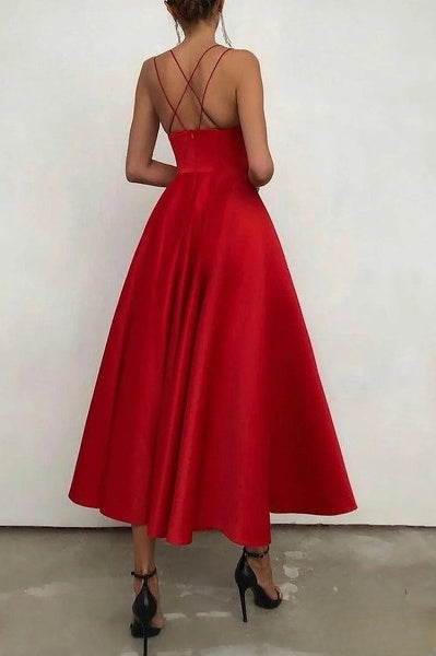 Jessica - V-neck maxi dress with ruffles