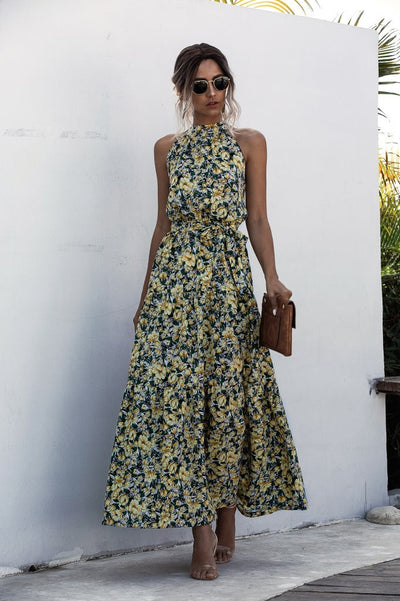 Gabriela - Printed dress with bow