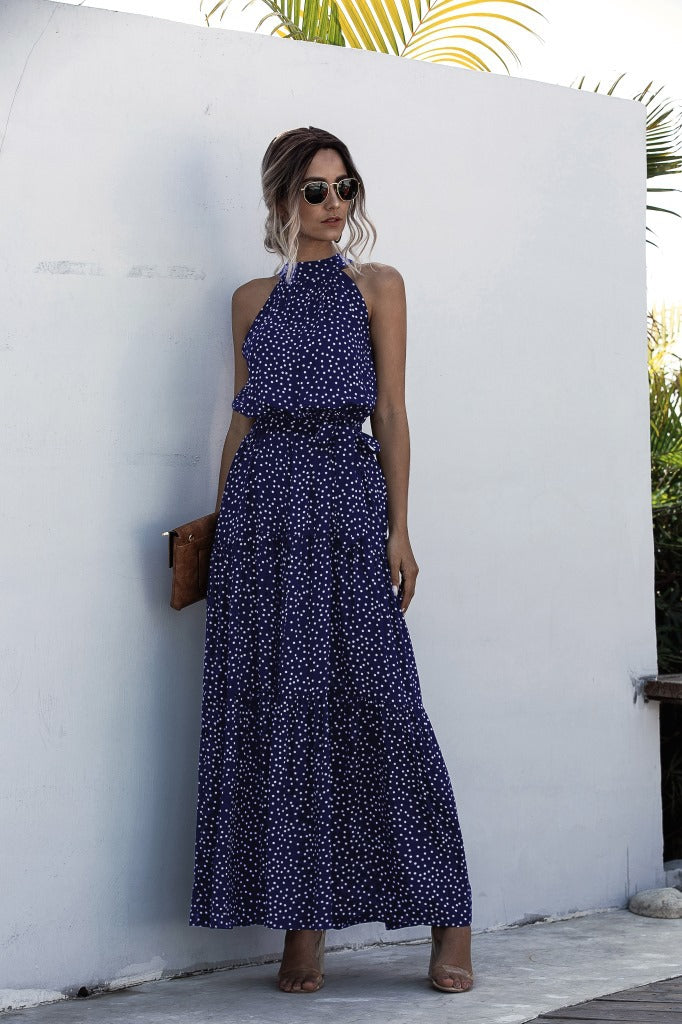 Gabriela - Printed dress with bow