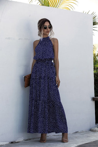 Gabriela - Printed dress with bow
