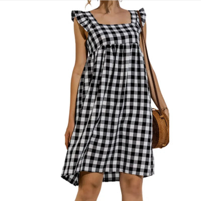 Blue Vichy Dress