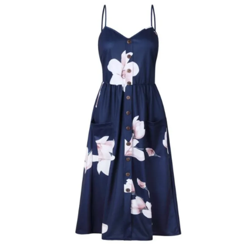 Long indigo robe - white
