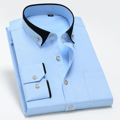 Formal and Elegant Long-Sleeved Shirt for Men