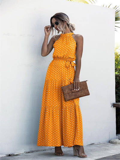 Gabriela - Printed dress with bow