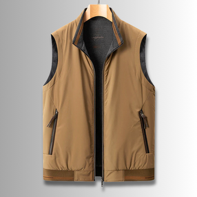 Modern Men's Vest with Versatile Design