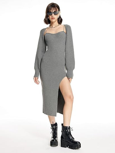 Women's lightweight spring midi dress