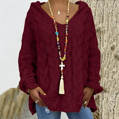 Gabriela - women's twist knit sweater