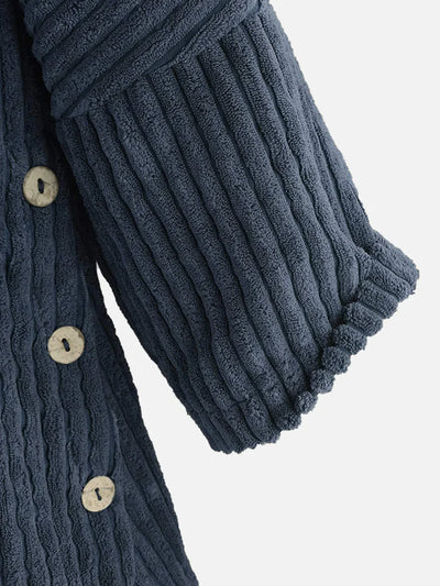 Plus size hooded cardigan with asymmetric hem
