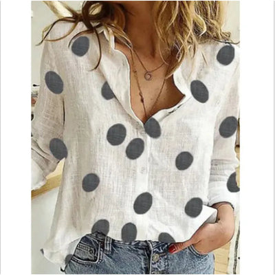 Eliana - Women's Polka Dot Shirt