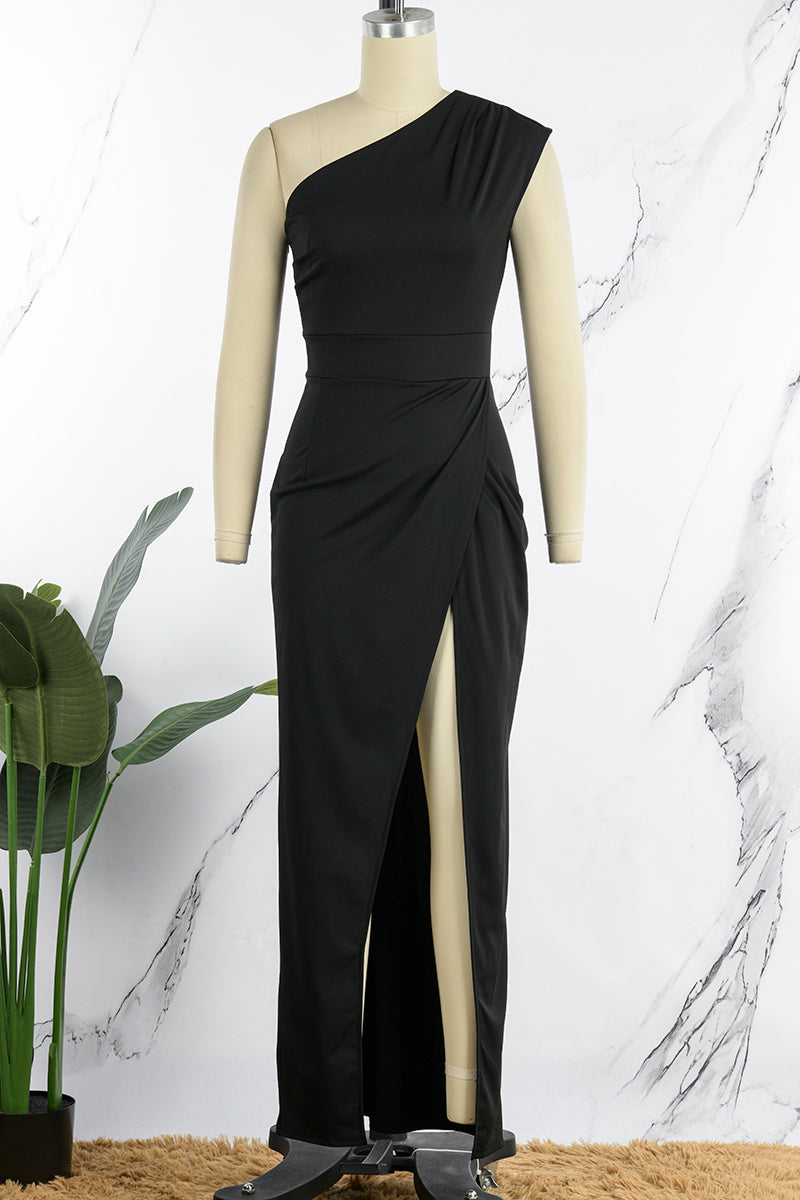 Evie - Elegant Sleeveless Slash Neck Dress