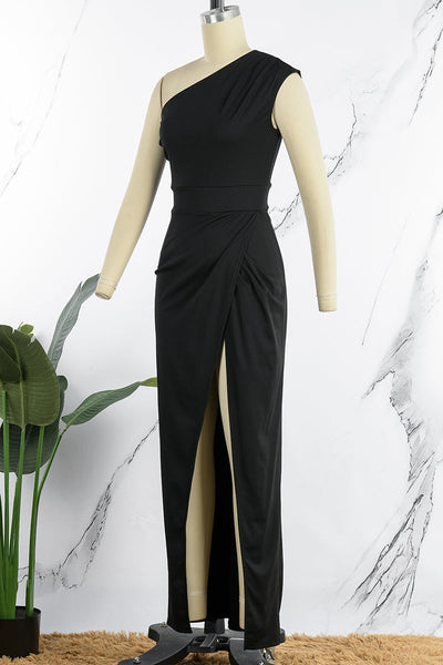 Evie - Elegant Sleeveless Slash Neck Dress