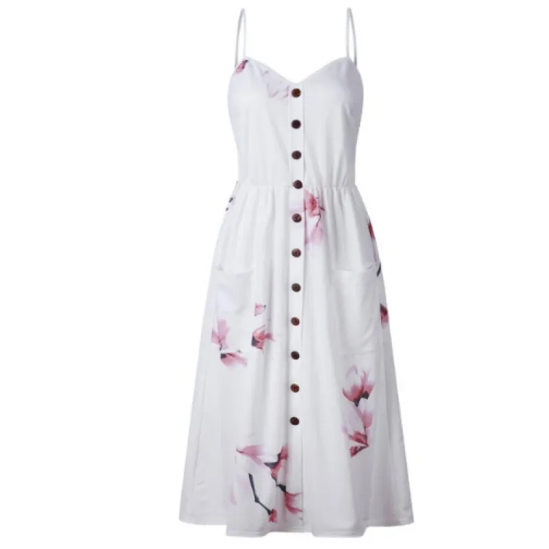 Long indigo robe - white
