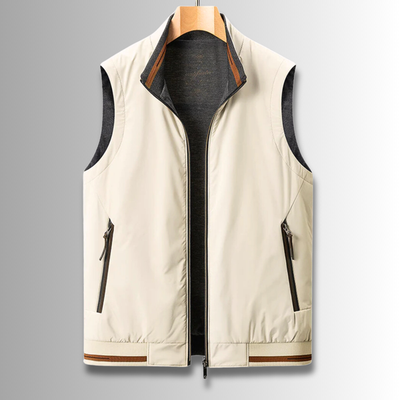 Modern Men's Vest with Versatile Design