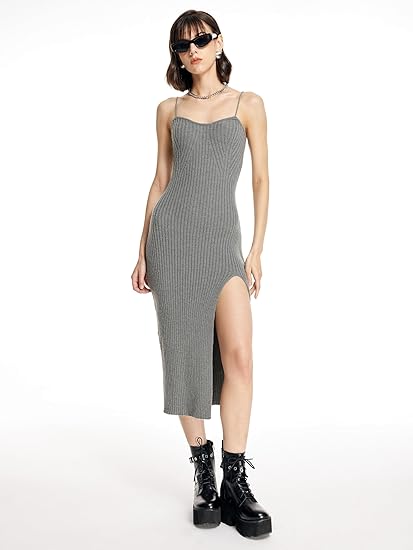 Women's lightweight spring midi dress