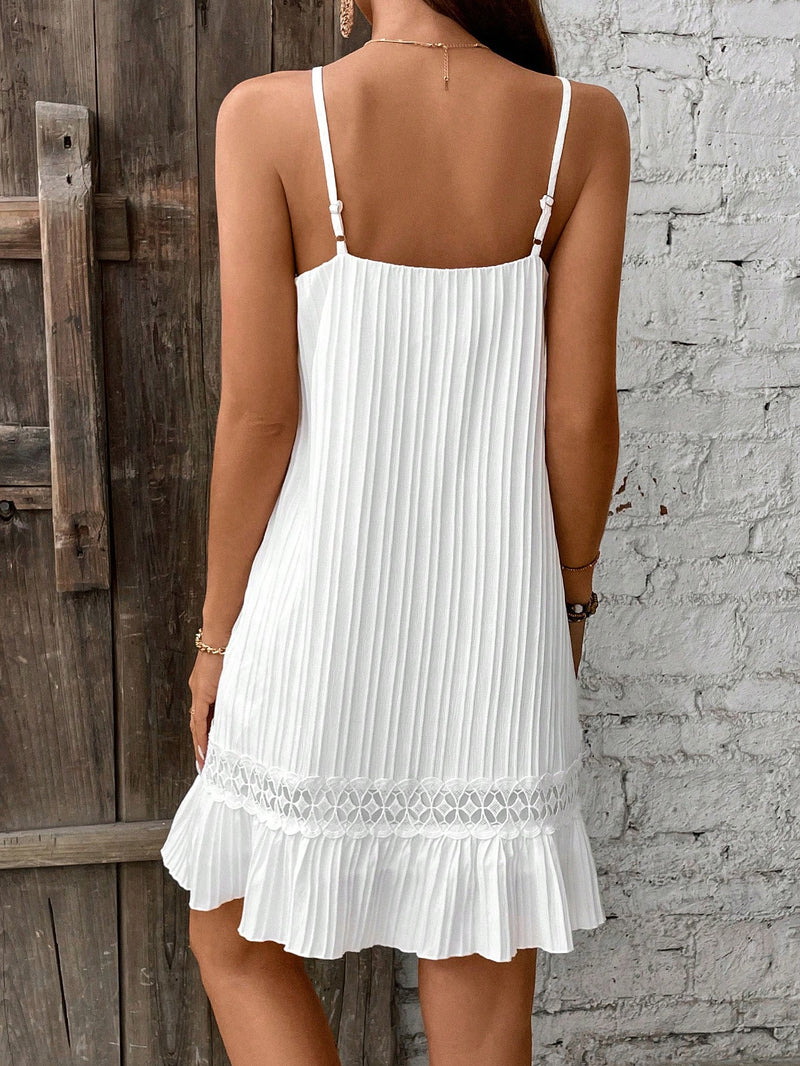 Summer Basic: Solid Color Sleeveless Strap Dress